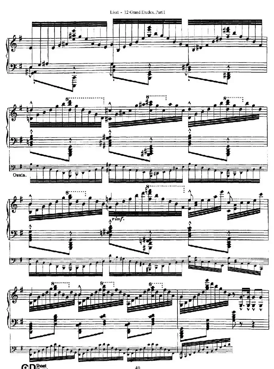 12 Grand Etudes S.137（12首华丽的练习曲·6）
