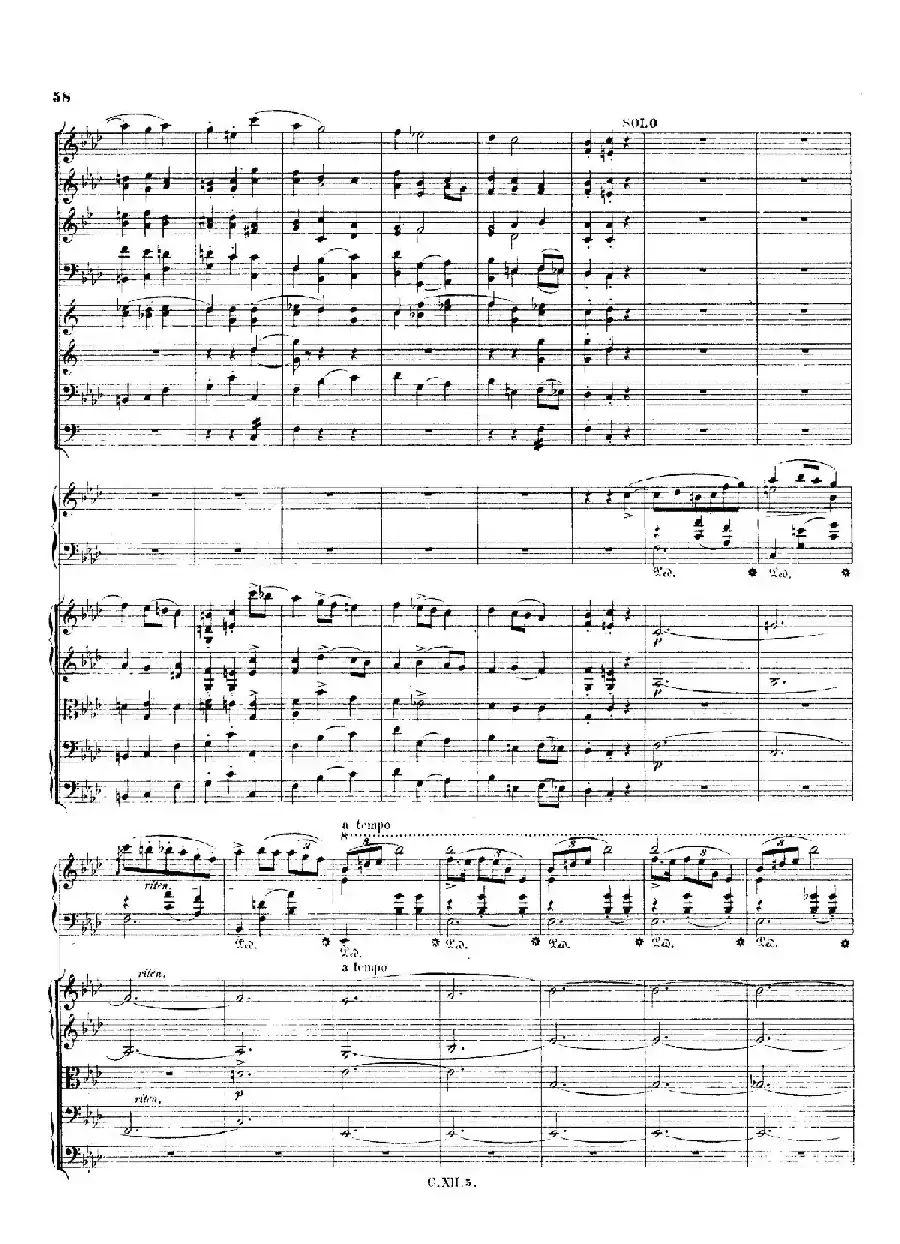 Piano Concerto No.2 in f Minor Op.21（f小调第二钢琴协奏曲·总谱）