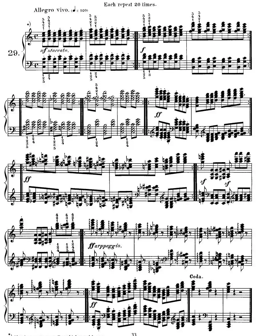 Czerny - 40 Daily Exerci Op.337（25—30）（40首日常训练曲）