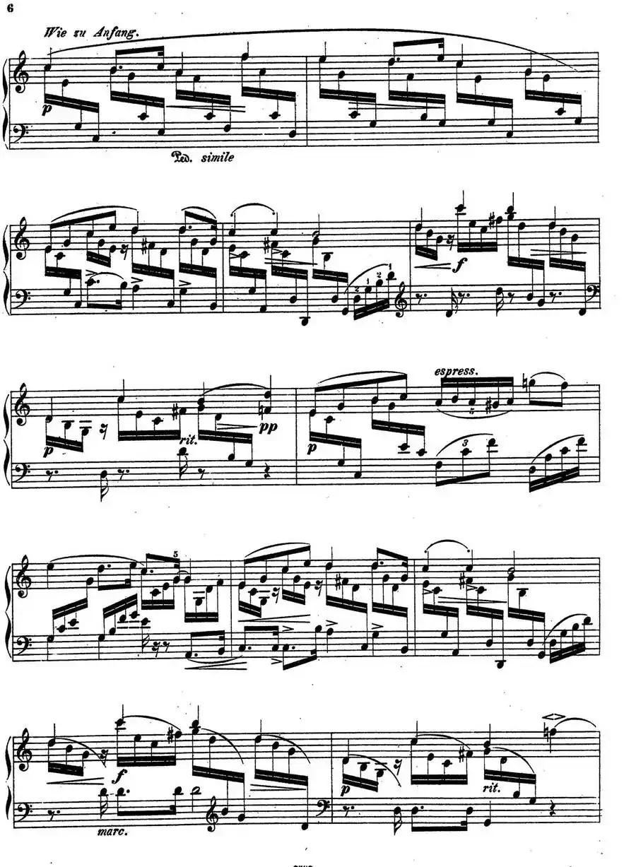 Nachtstücke Op·28（4首夜曲·1）