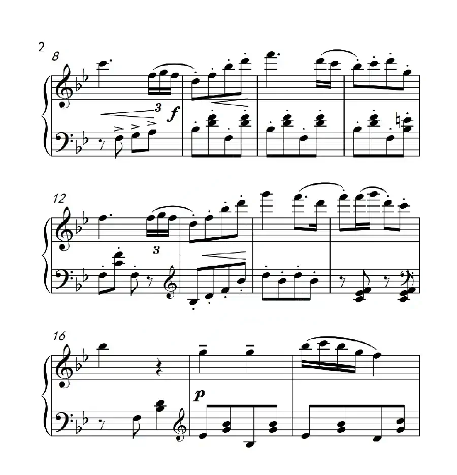 第三级 小风车(中国音乐学院钢琴考级作品1~6级)