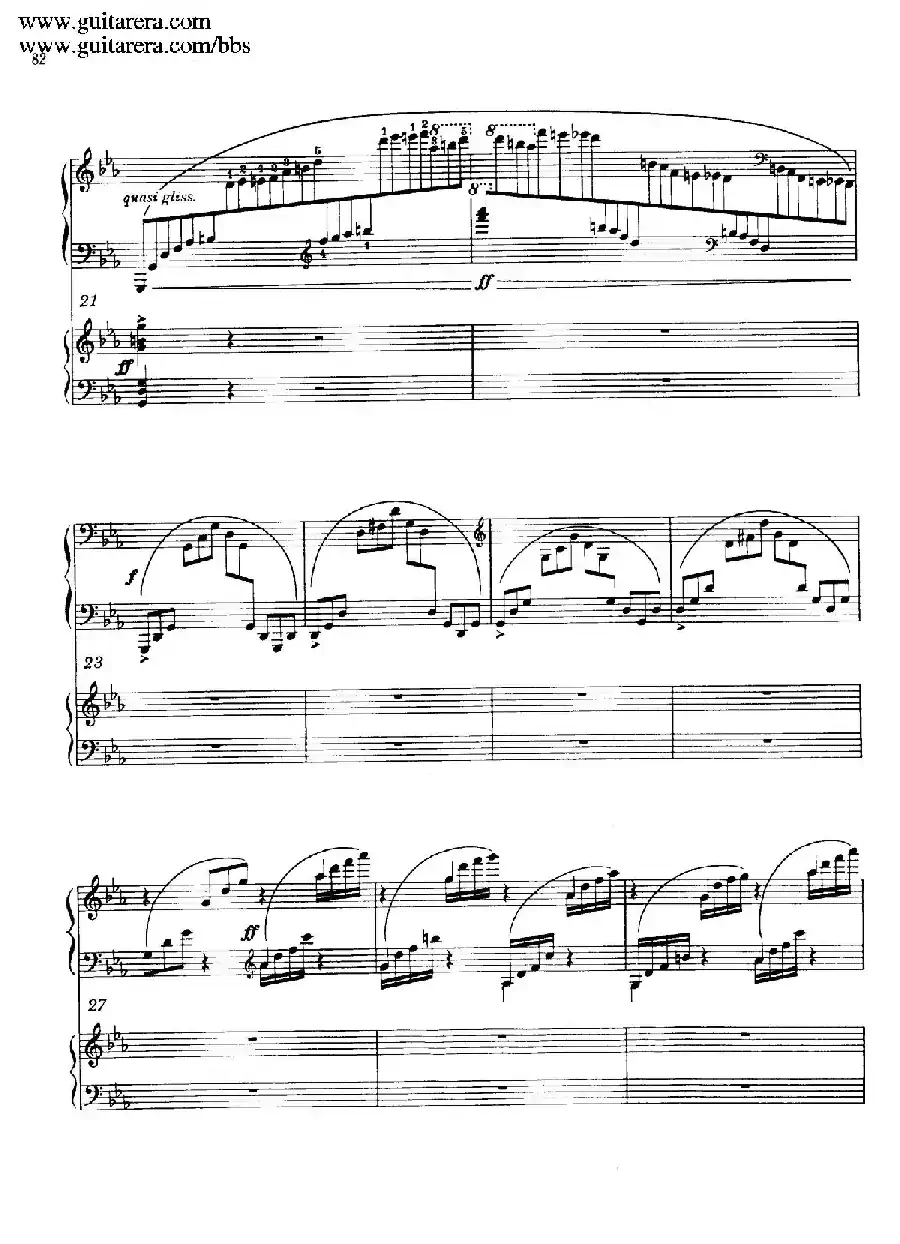 c小调第二钢琴协奏曲 Op.18（双钢琴·第三乐章）