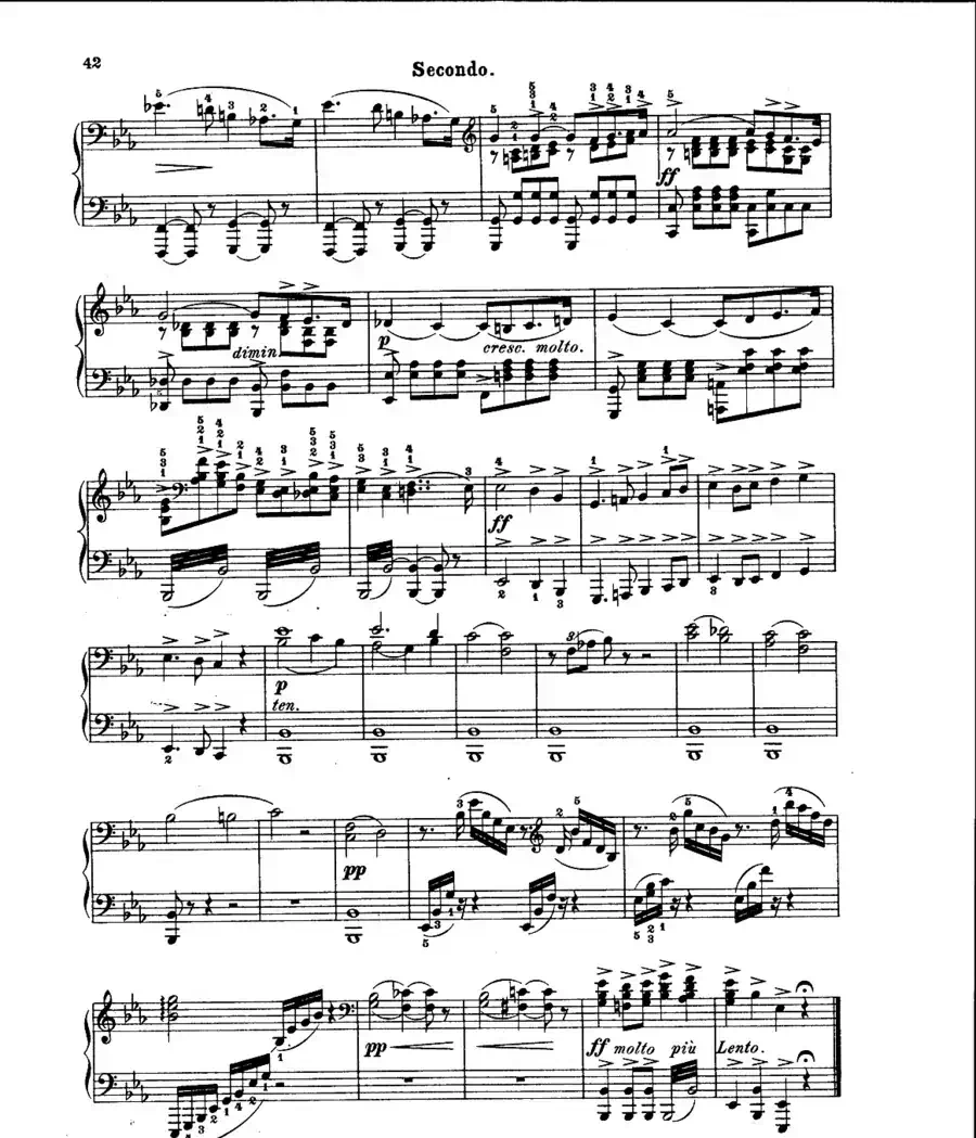 L'Arlesienne Suite No·2（阿莱城姑娘·第二组曲·四手联弹）