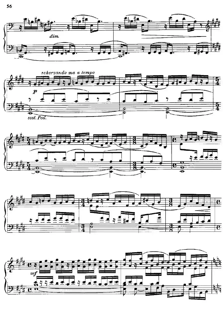 塞缪尔·巴伯 - 降e小调钢琴奏鸣曲 op.26 v.4