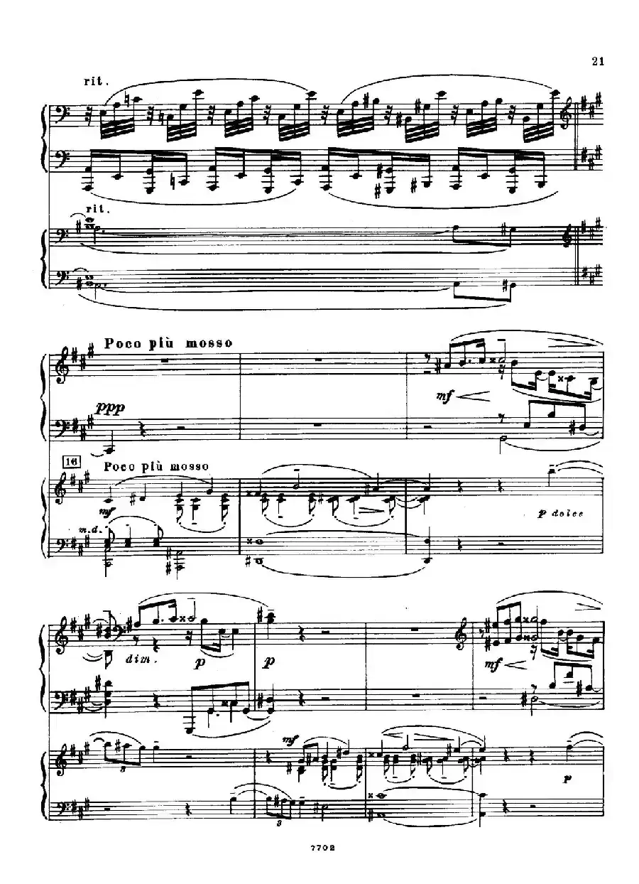 升f小调第一钢琴协奏曲 Op.1（双钢琴版）