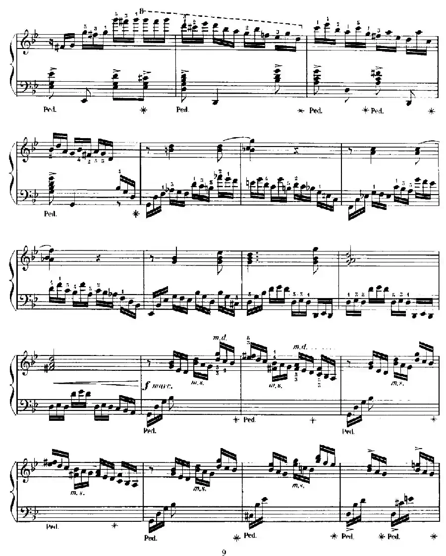 15 Etudes de Virtuosité, Op.72 No.2（十五首钢琴练习曲之二）