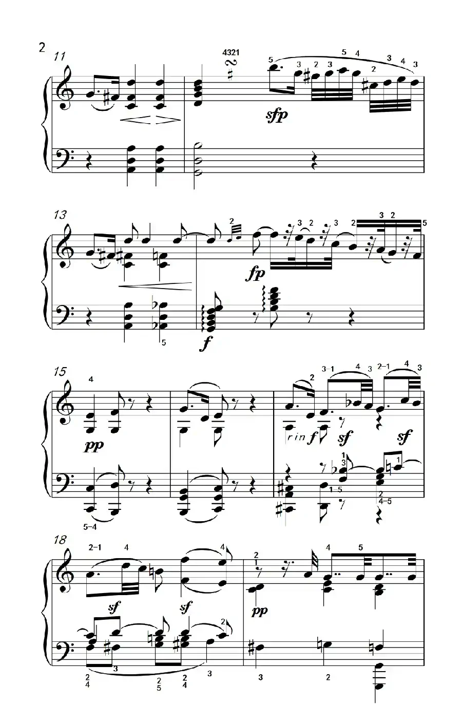 奏鸣曲 Opus 7 第二乐章(贝多芬奏鸣曲集 2)