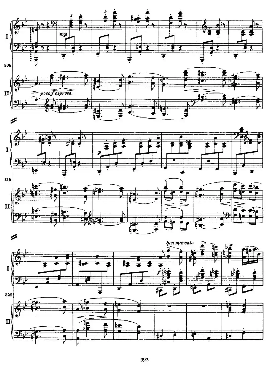 降B大调第二钢琴协奏曲（P91——104）