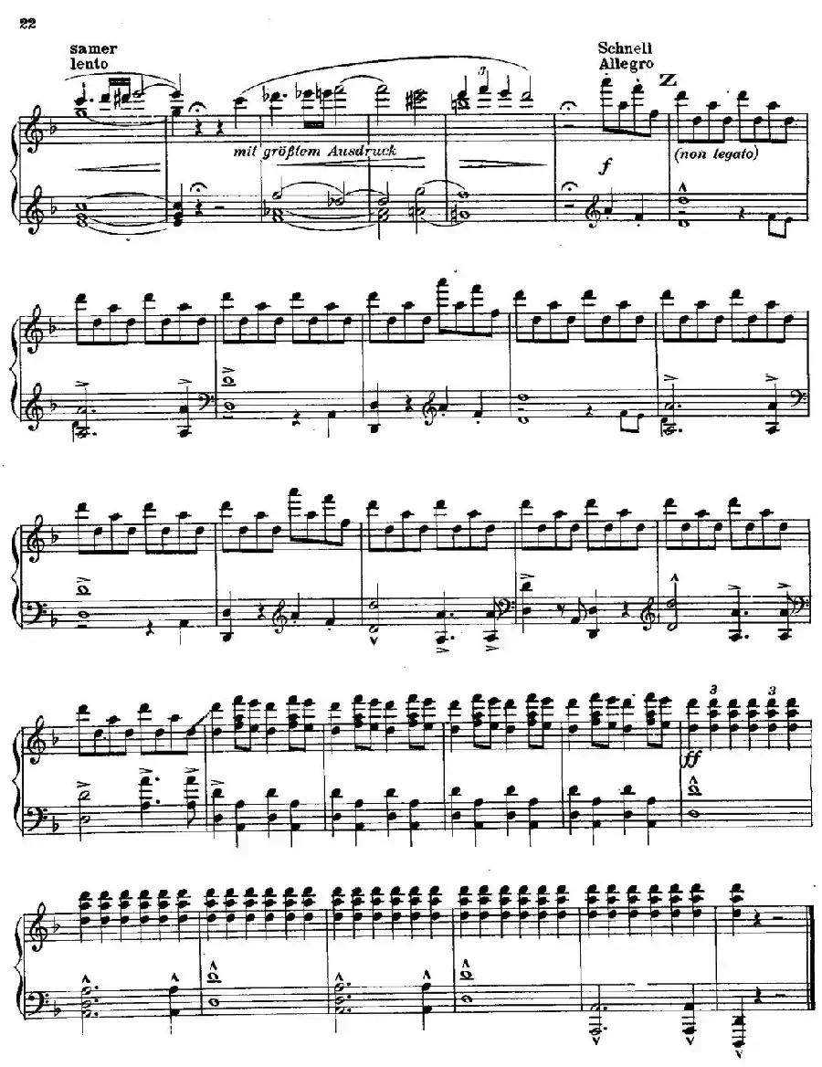 Symphony No.3 in d Minor - Solo Piano（d小调第三交响曲·钢琴独奏版·Ⅰ）