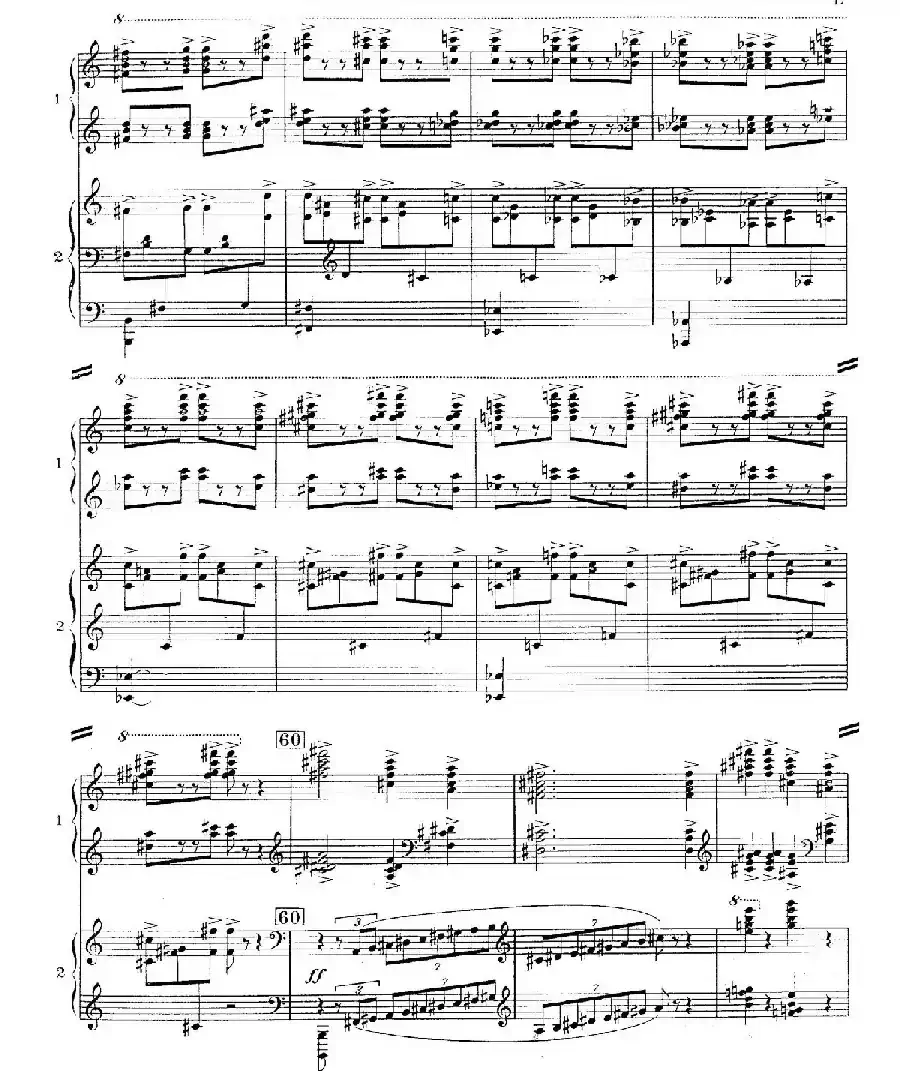 Concerto for 2 Pianos in d Minor（d小调双钢琴协奏曲· 第三乐章）