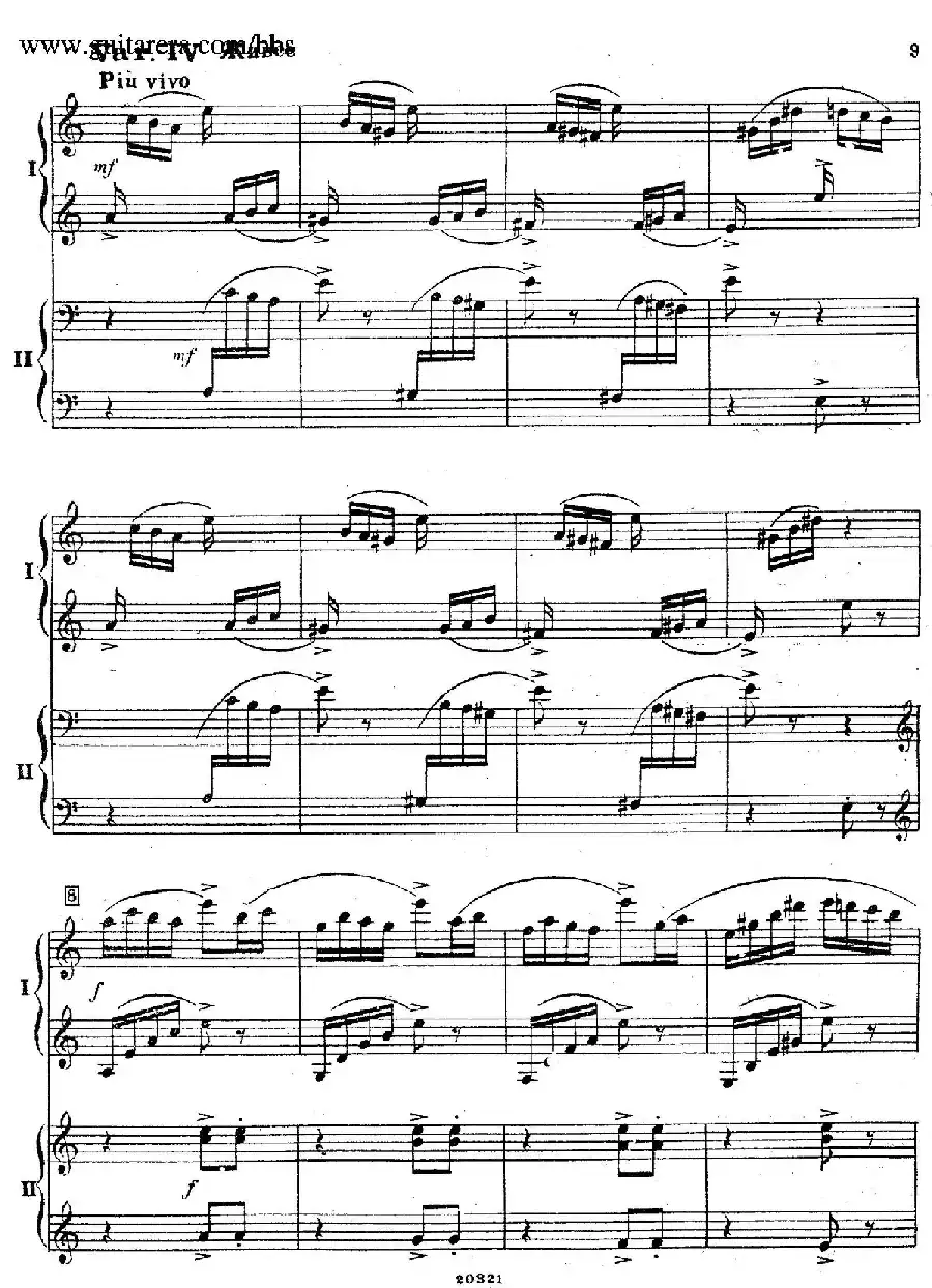 Rhapsody On A Theme Of Paganini Op.43（帕格尼尼主题狂想曲·双钢琴）（P1——20）