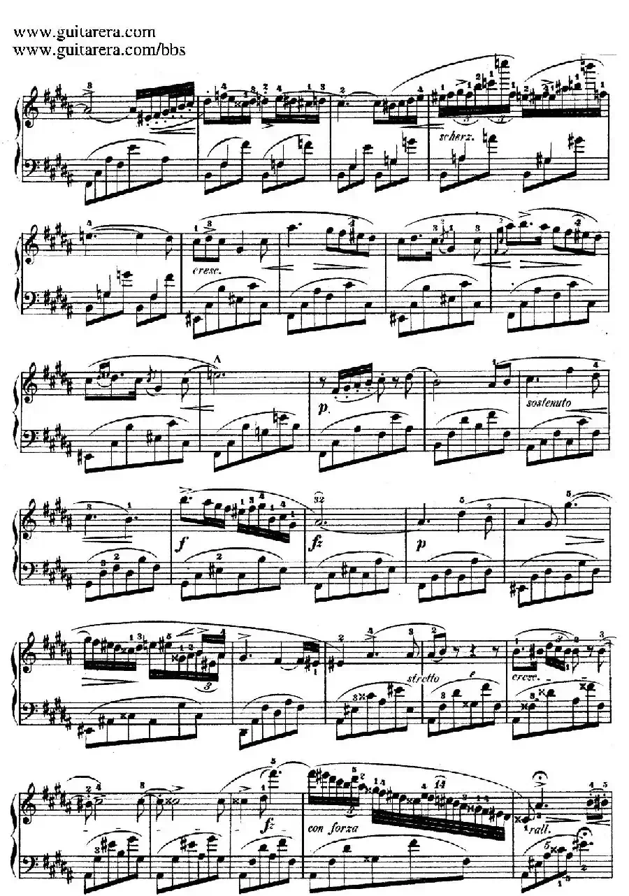 3 Nocturnes Op.9（3首夜曲·3）