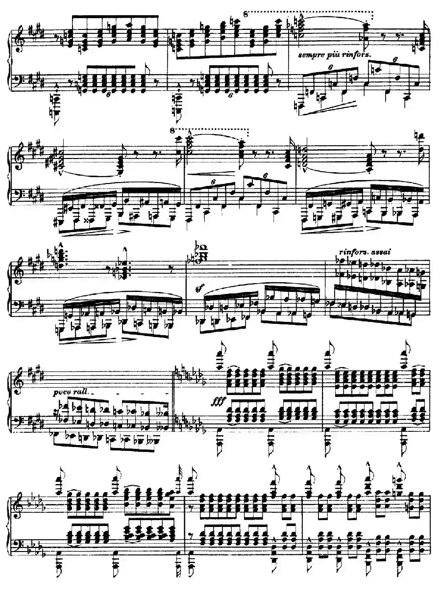 12 Etudes d'execution Transcendante S.139（12首超技练习曲·11）