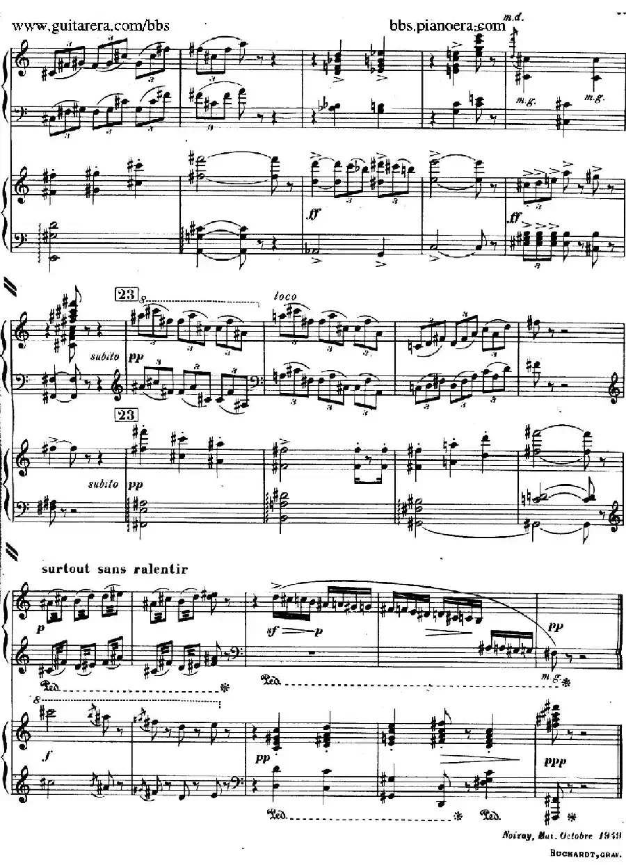 Piano Concerto in c-sharp Minor（升c小调钢琴协奏曲·第三乐章）