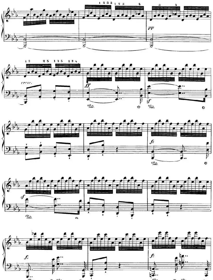 50首车尔尼Op.740钢琴手指灵巧技术练习曲（NO.15）