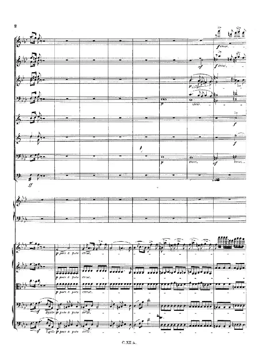 Piano Concerto No.2 in f Minor Op.21（f小调第二钢琴协奏曲·总谱）