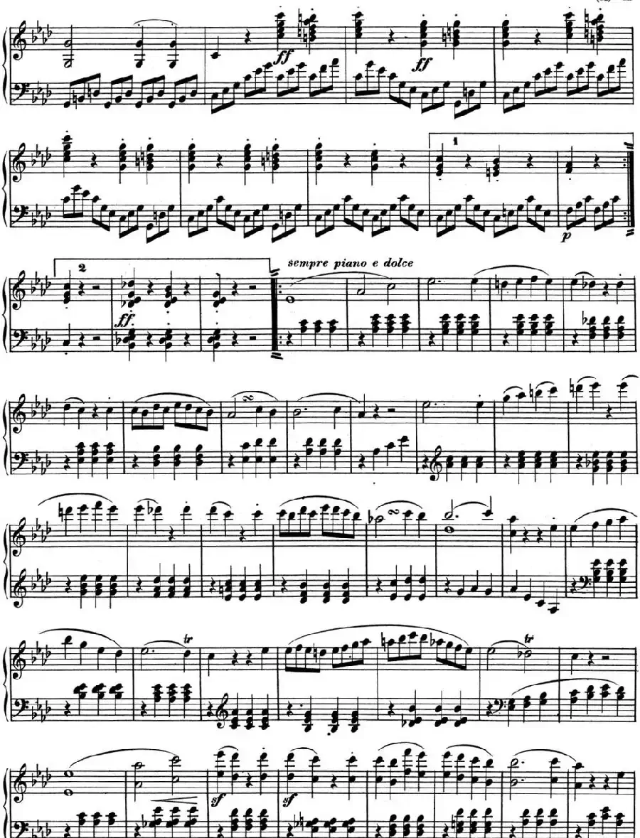 贝多芬钢琴奏鸣曲01 f小调 Op.2 No.1 F minor