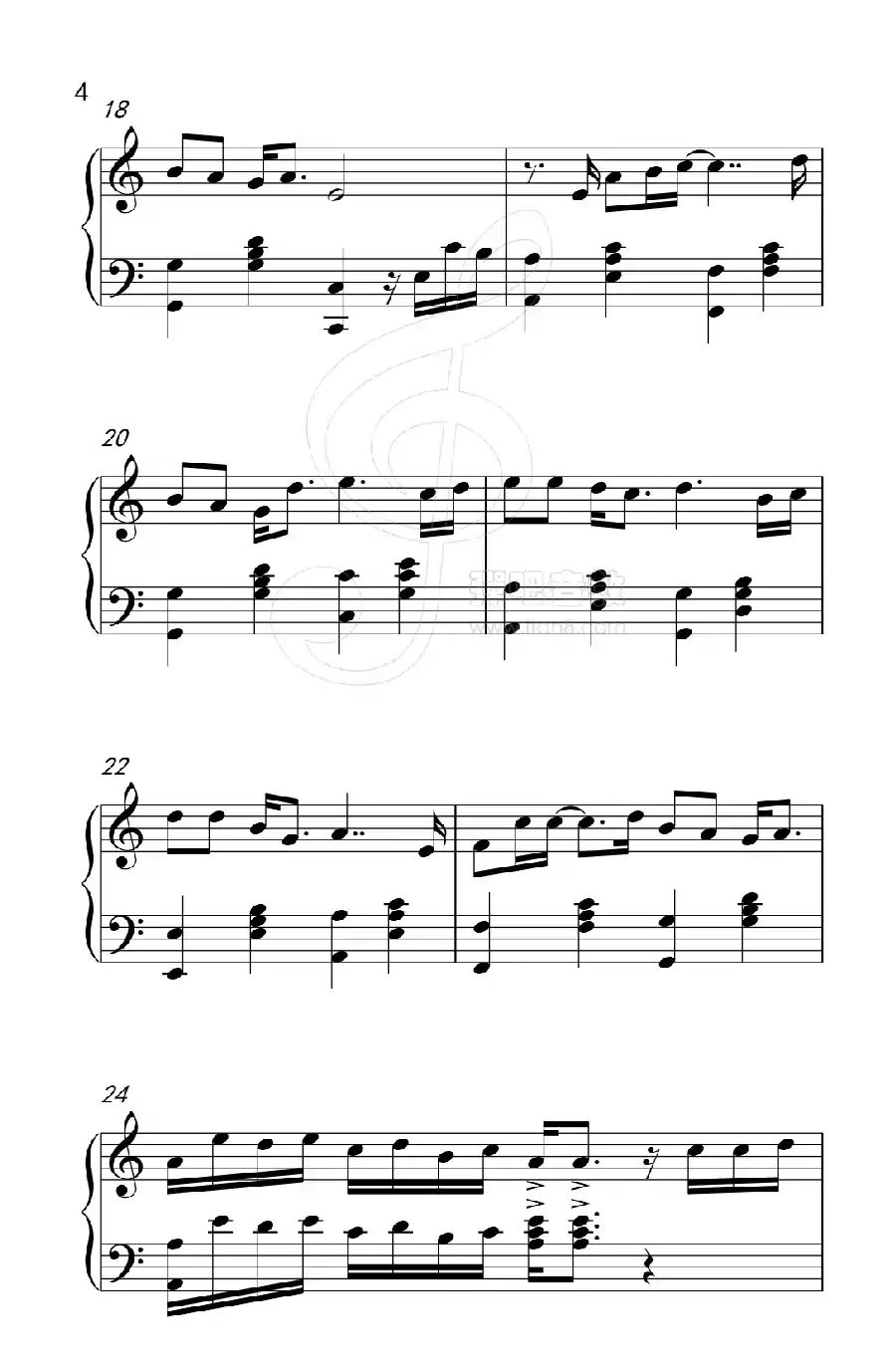 一千个伤心的理由（《弹吧音教》制谱版）