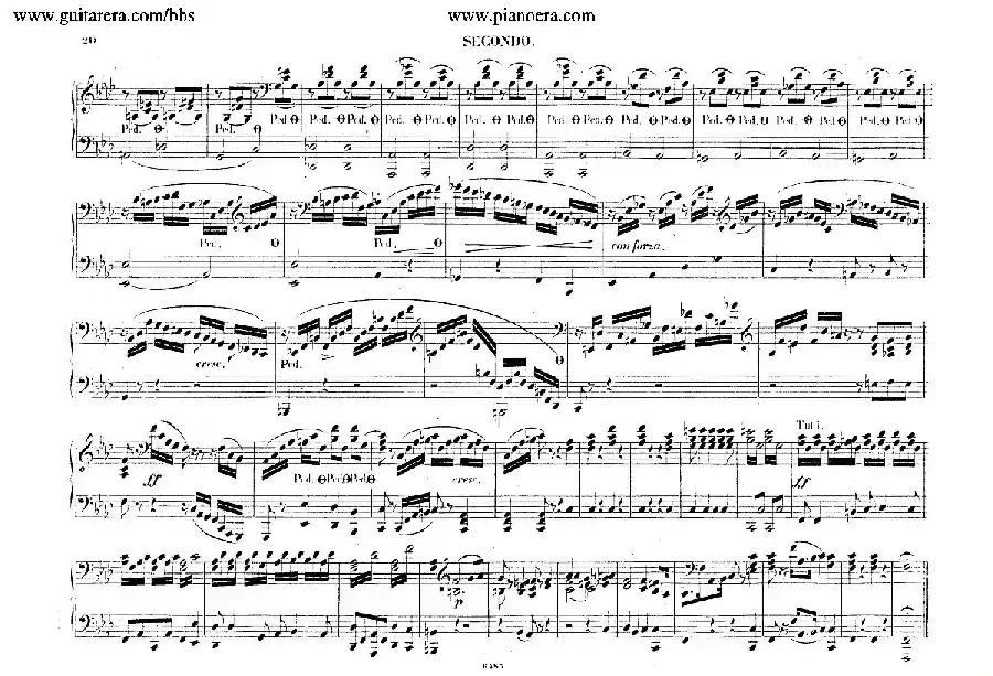 Piano Concerto No.2 in f Minor Op.21（f小调第二钢琴协奏曲·四手联弹版）