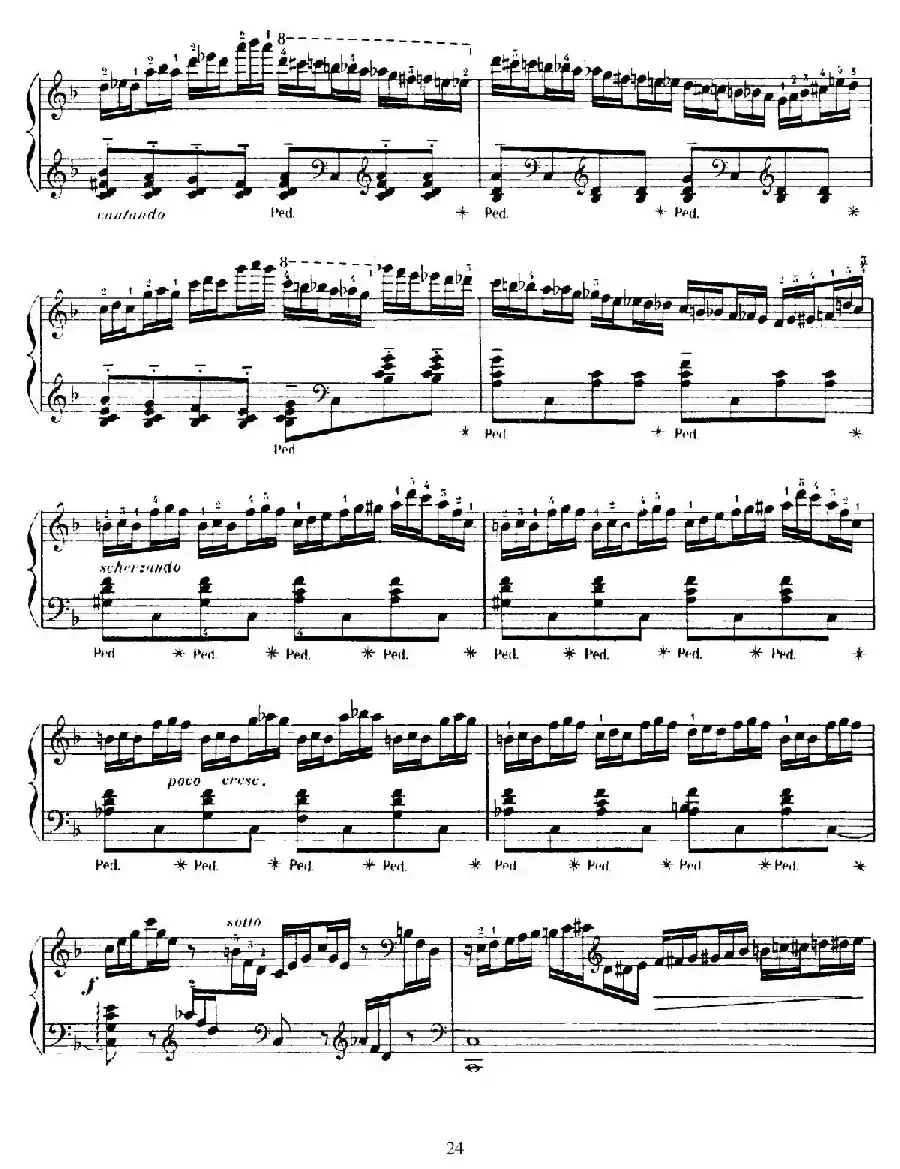 15 Etudes de Vortuosite Op.72（15首辉煌练习曲·6）
