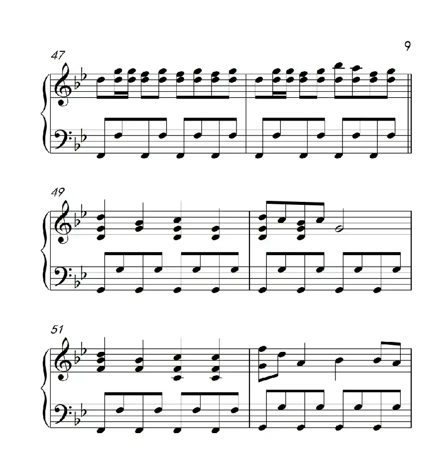 小苹果(《弹吧音教》制谱版)