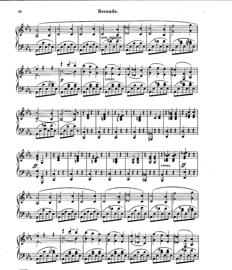 L'Arlesienne Suite No·1（阿莱城姑娘·第一组曲·四手联弹）