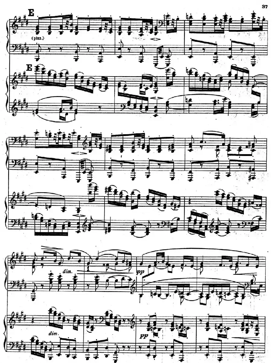 Symphony No.4 in e Minor Op.98（e小调第四交响曲·双钢琴）