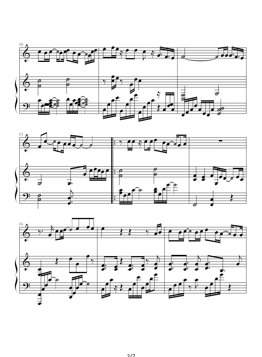 Now that she'e gone（钢琴伴奏谱）