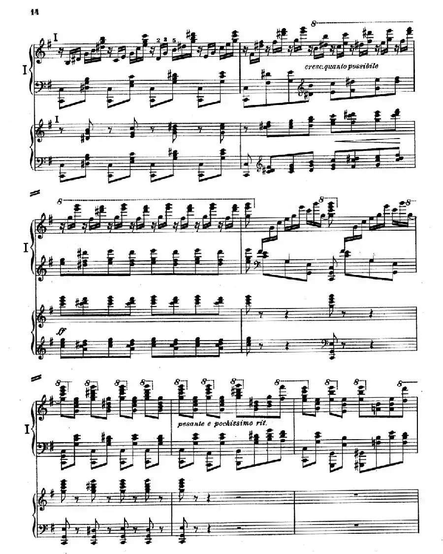 Piano Concerto in E Major Op.59（E大调钢琴协奏曲·双钢琴·第一乐章）