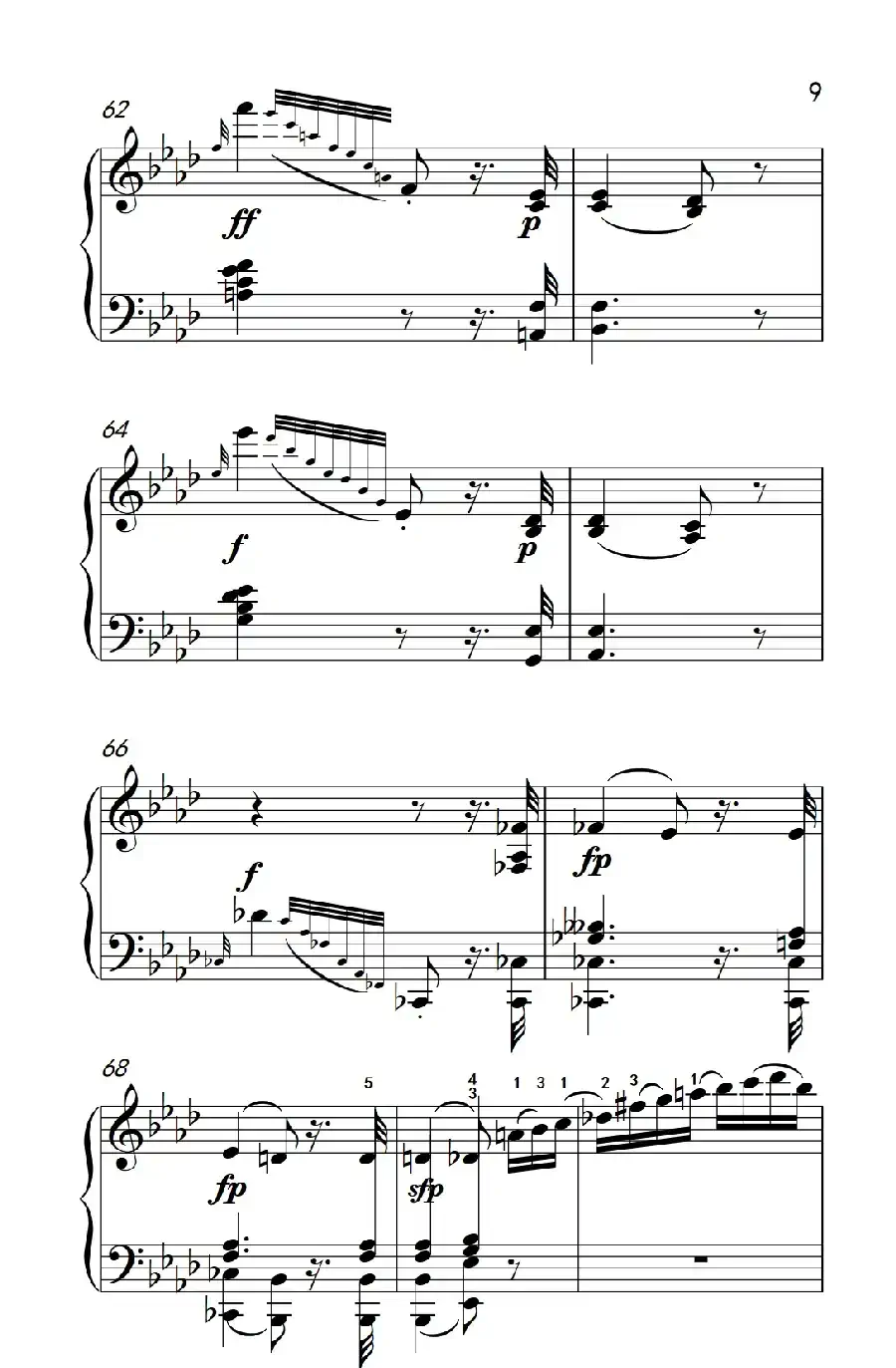 奏鸣曲 Opus 10 Nr.1 第二乐章（贝多芬奏鸣曲集 2）