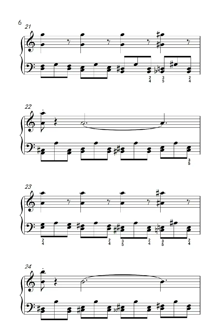 莫什科夫斯基 钢琴练习曲（第八首）