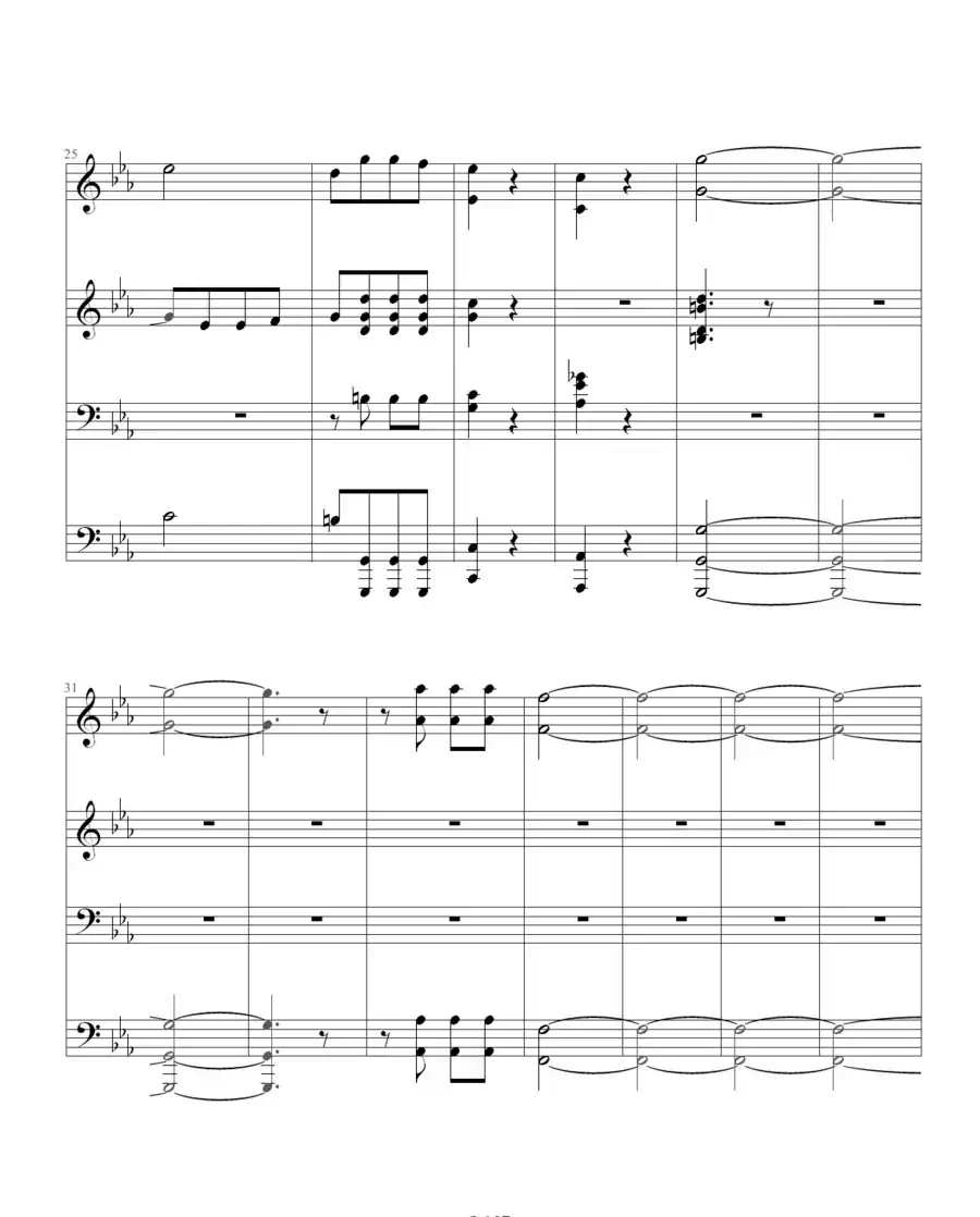 命运交响曲(四手联弹)