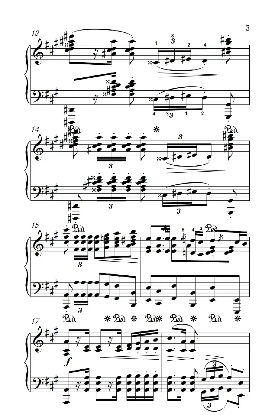 bA大调波兰舞曲