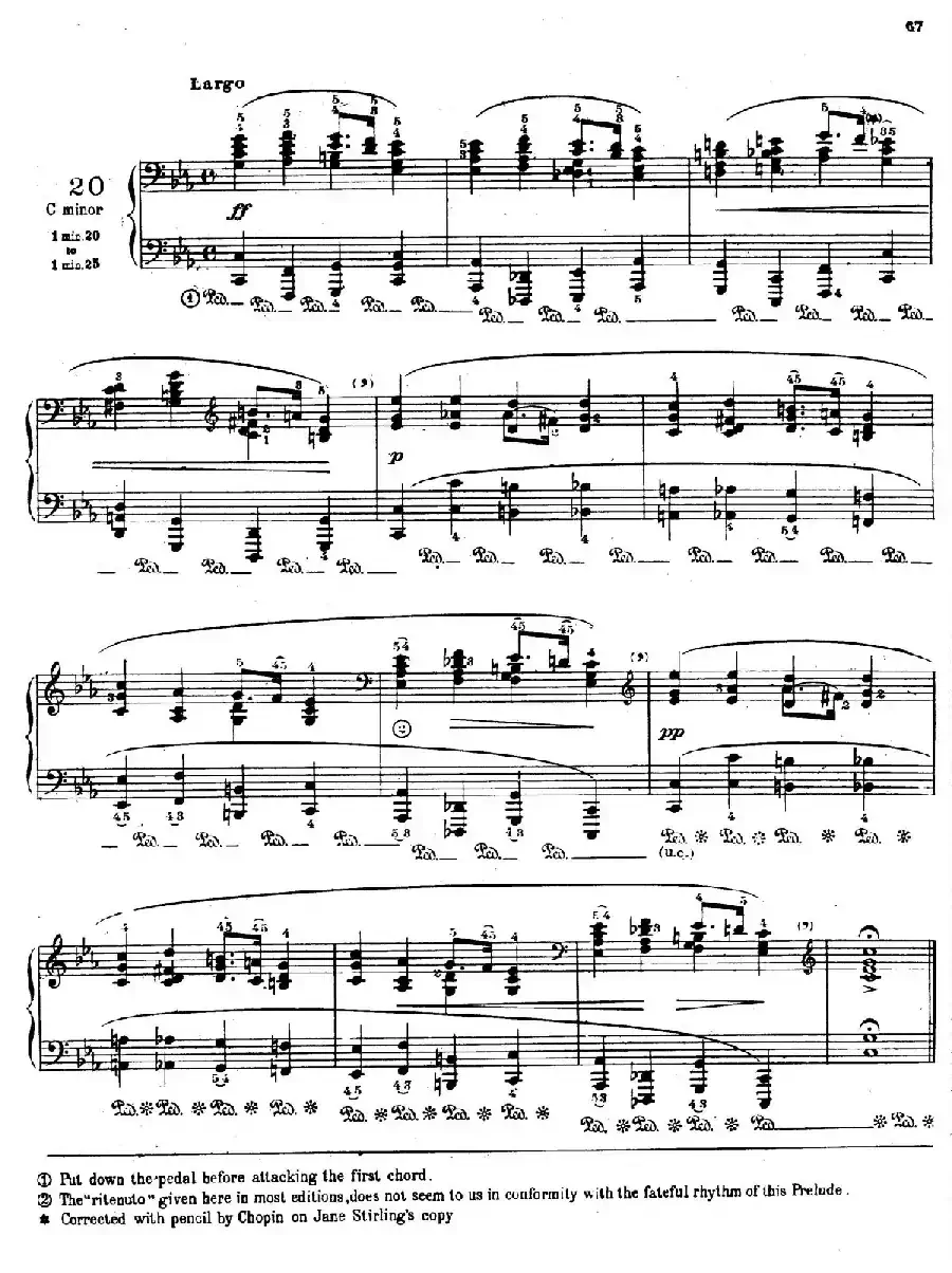 Preludes Op.28（24首前奏曲·20）