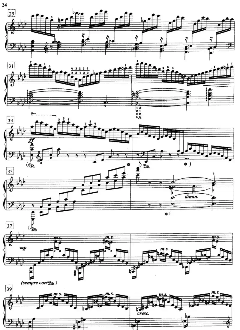 莫什科夫斯基练习曲（Op.72.No.11）