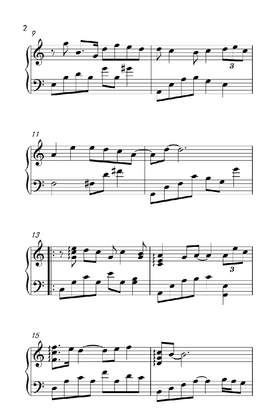 一次幸福的机会（《弹吧音教》制谱）