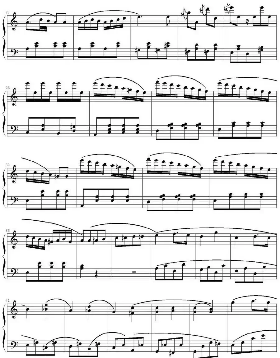 库劳A小调小奏鸣曲Op.88,NO.3