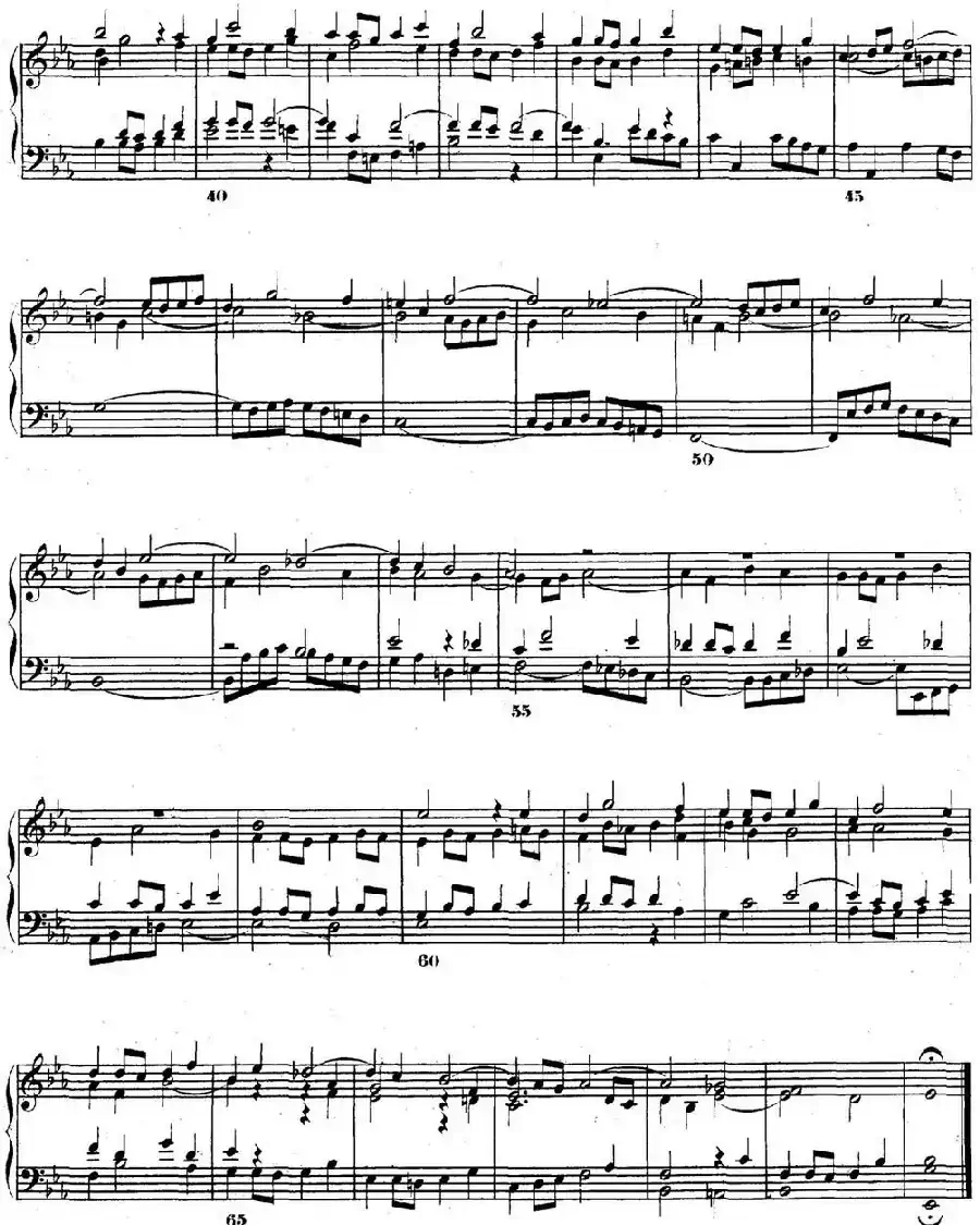 巴赫《平均律钢琴曲集·第二卷》之赋格曲(NO.7)