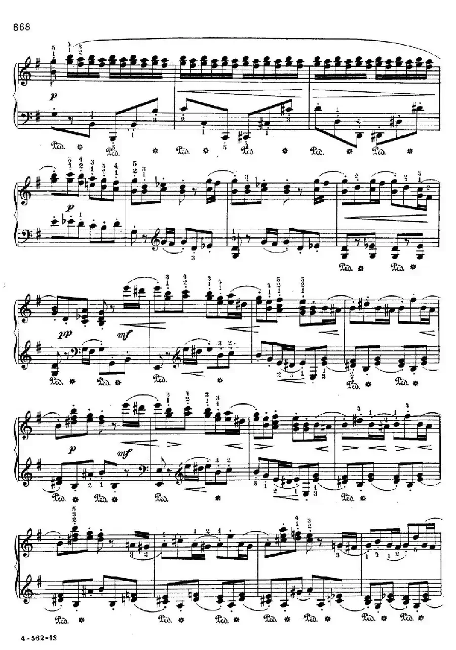 Rondo Capriccioso Op.14（随想回旋曲）