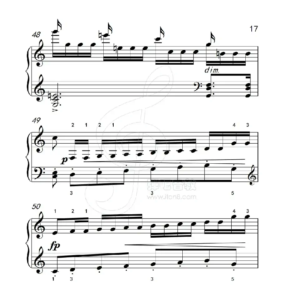 练习曲 12(克拉莫钢琴练习曲60首)