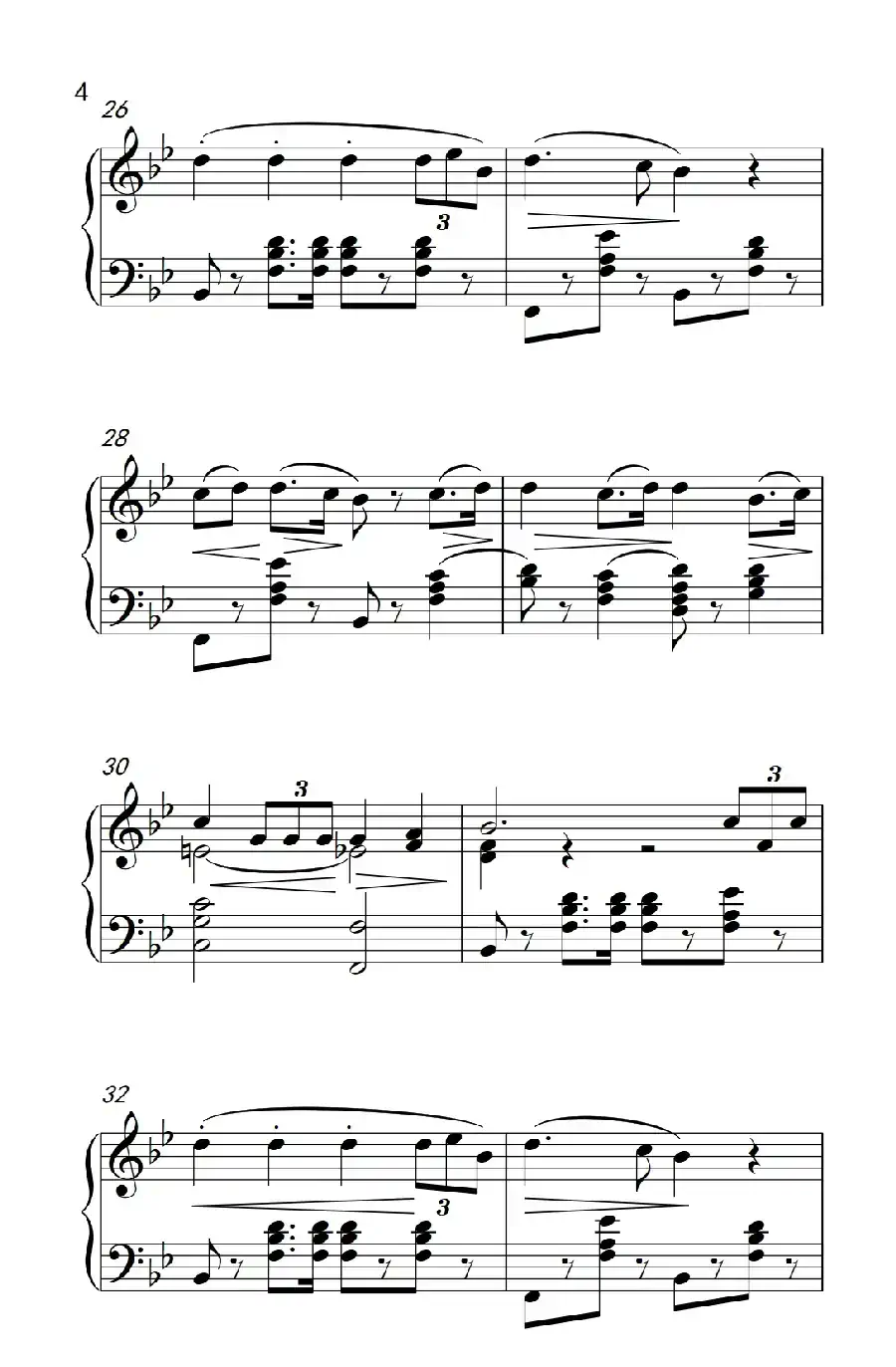 大进行曲（老年大学 钢琴教程 3）