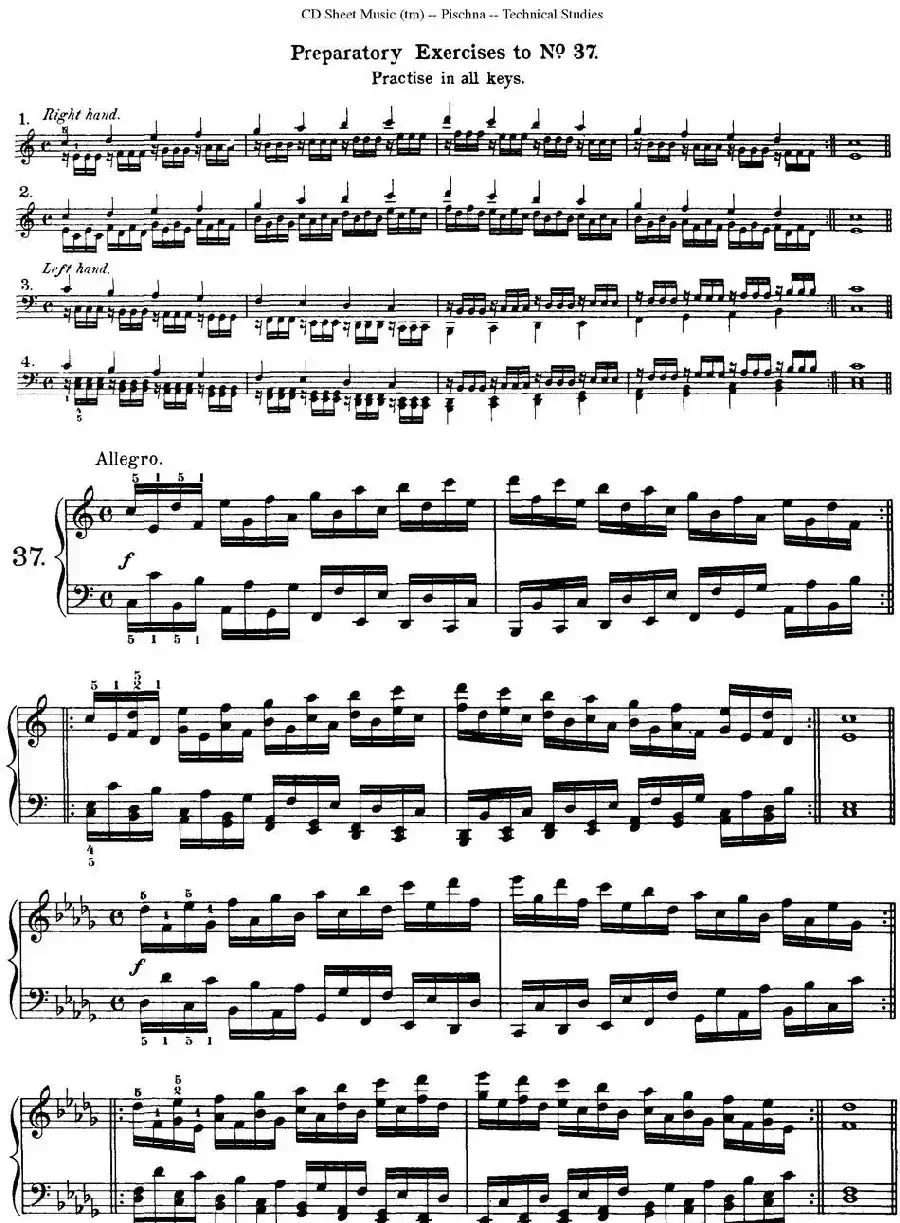 Technical Studies 60 Progressive Exercises （60首钢琴循序渐进练习曲 P51——60）