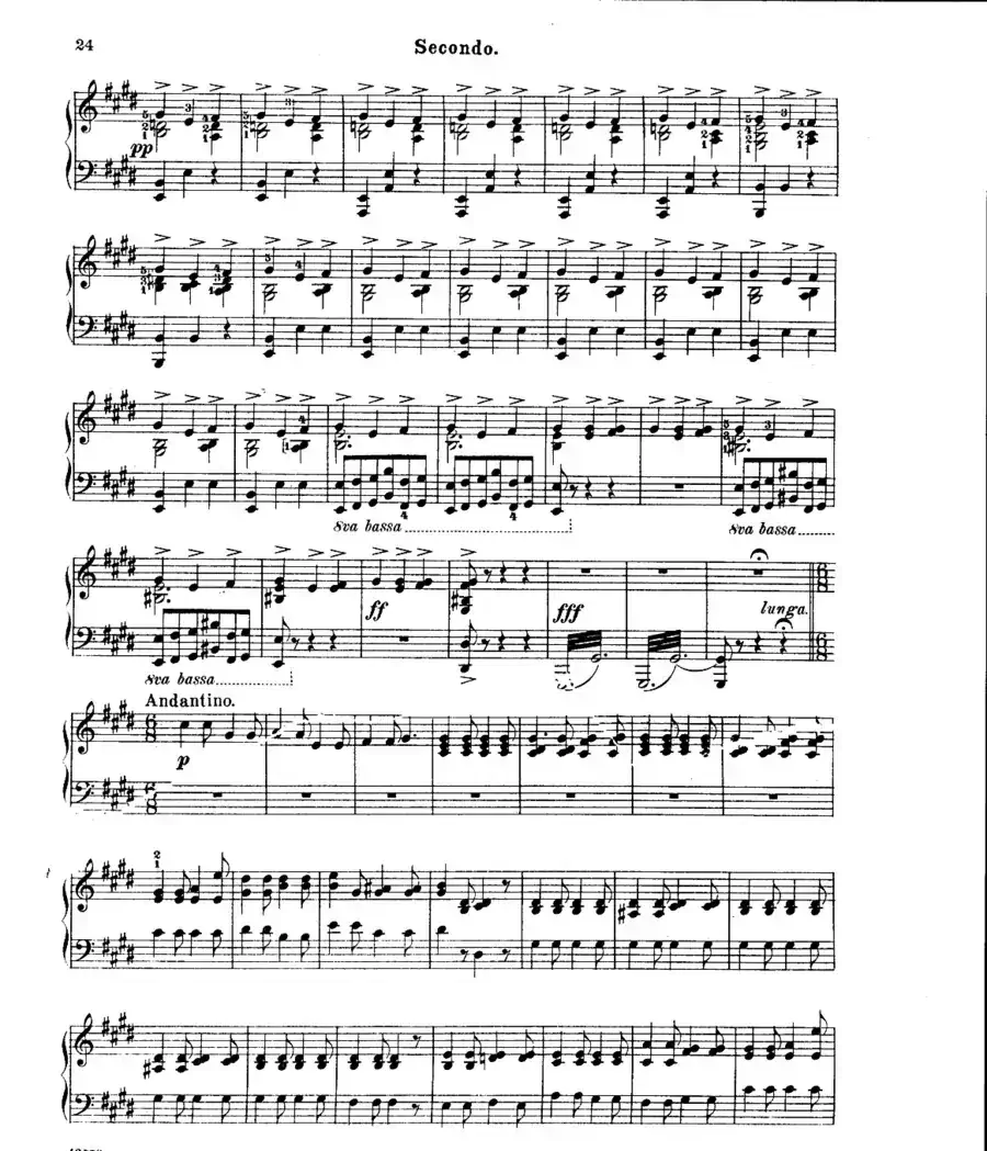 L'Arlesienne Suite No·1（阿莱城姑娘·第一组曲·四手联弹）