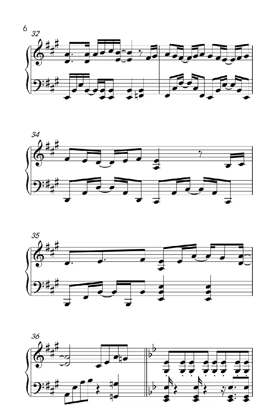 毕业歌（《弹吧音教》制谱）