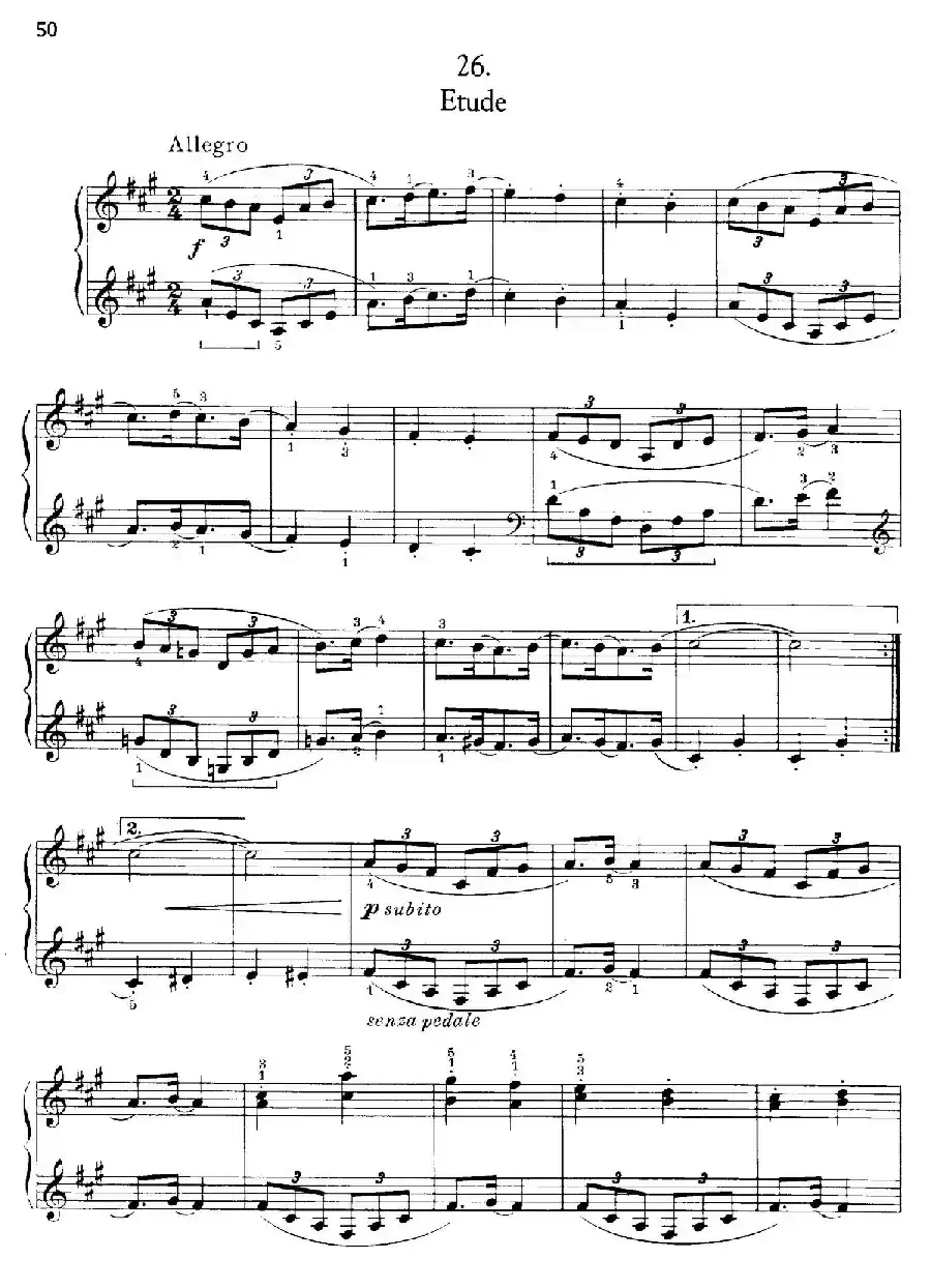 Thirty Pieces For Children Op.27（30首儿童钢琴曲 26—30）
