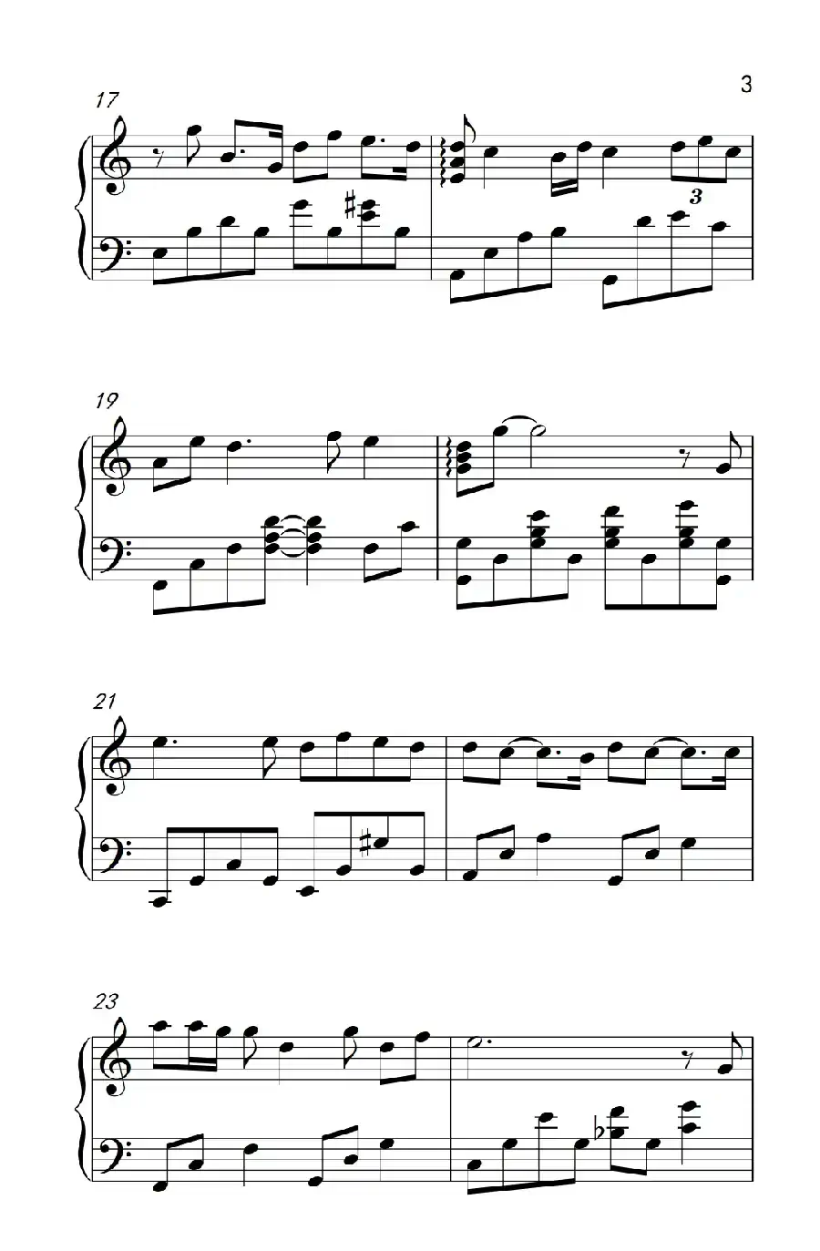 一次幸福的机会（《弹吧音教》制谱）