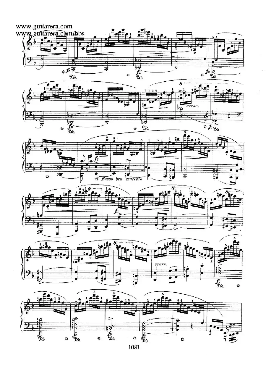 Krakowiak Grand Rondo de Concert Op.14 （克拉科维克音乐会用大回旋曲·钢琴独奏版）