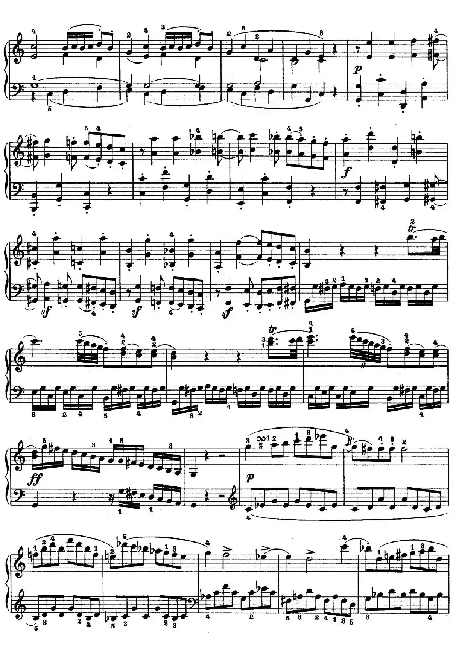 Piano Sonata in C Op.2 No.3（C大调第三钢琴奏鸣曲）