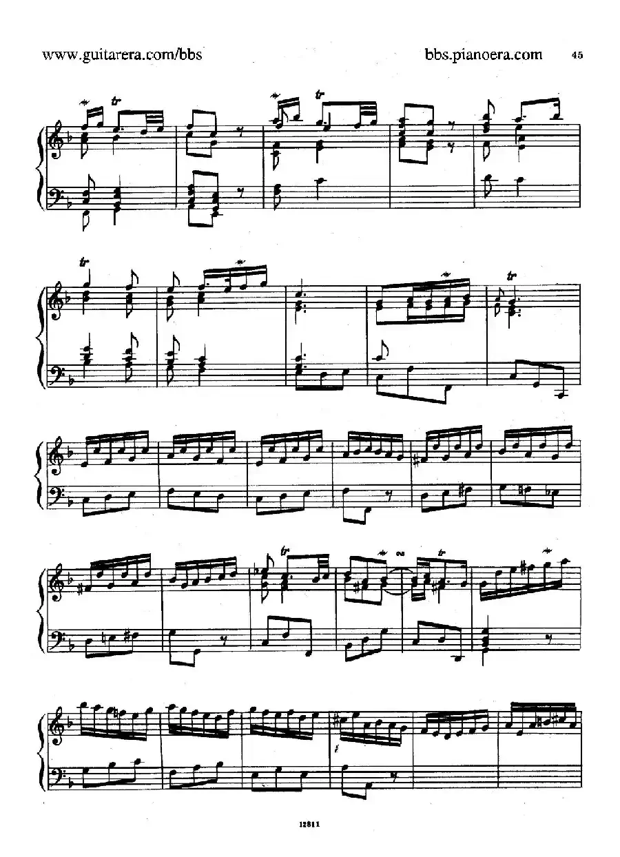 Suite No.3 in d Minor HWV 428（d小调第三组曲）