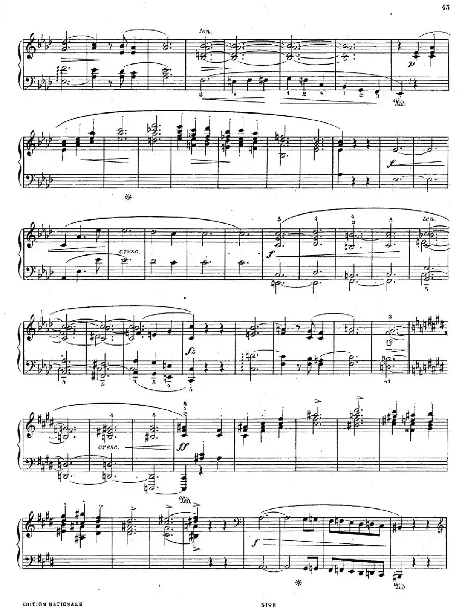 Scherzo No.4 in E Major Op.54（E大调第四谐谑曲·柯尔托教学版​）